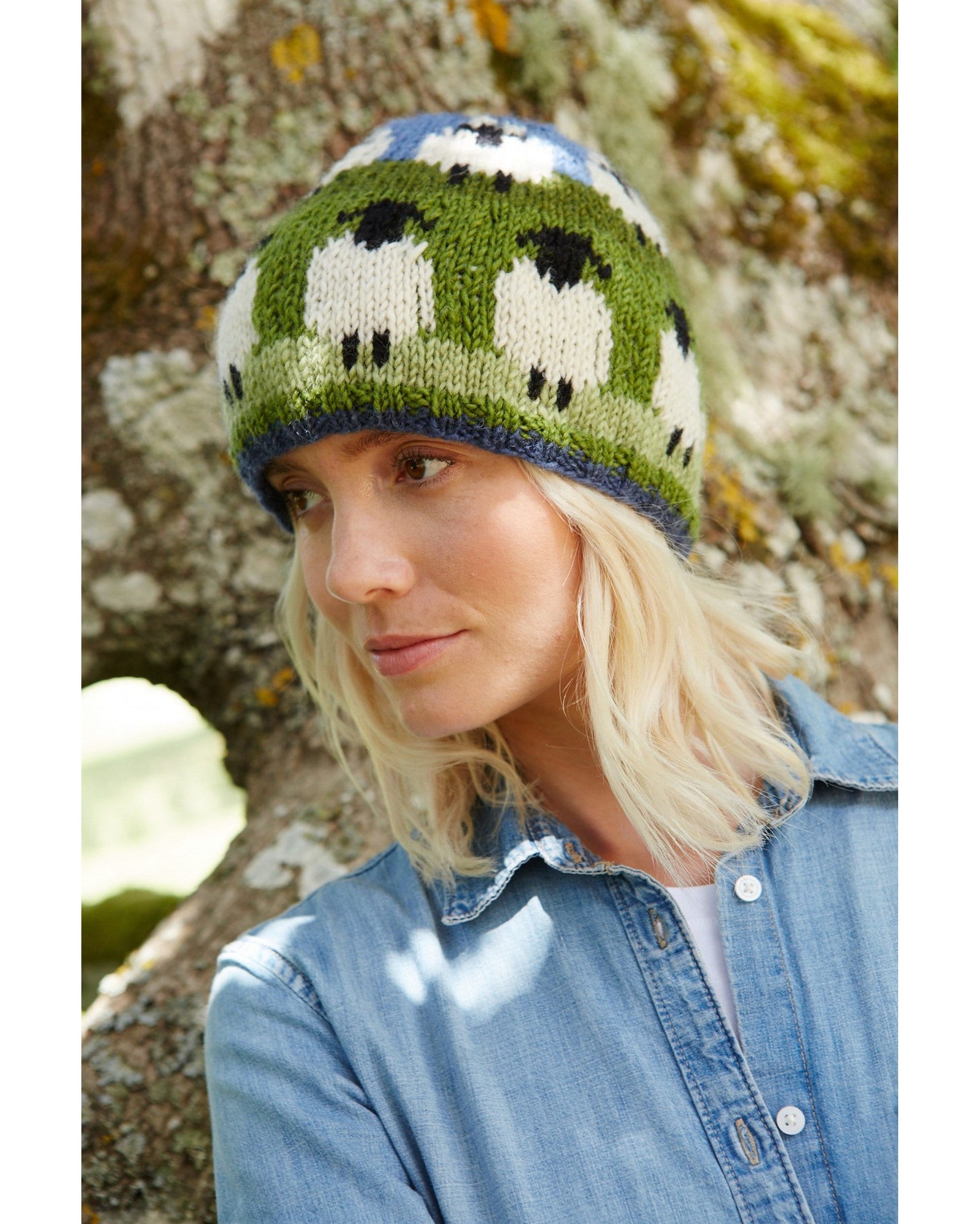 Sheep Hat - Flock of Sheep Collection - Roll Back Beanie