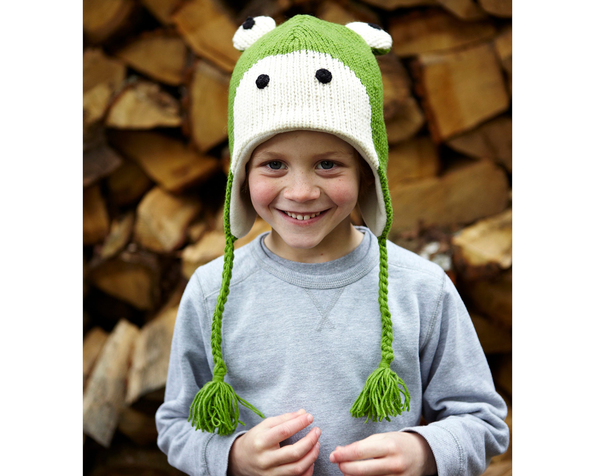 Children's Frog Hat Frog Earmuffs Frog 