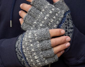 Gants cuir de cerf pour homme en cuir grainé très chaud