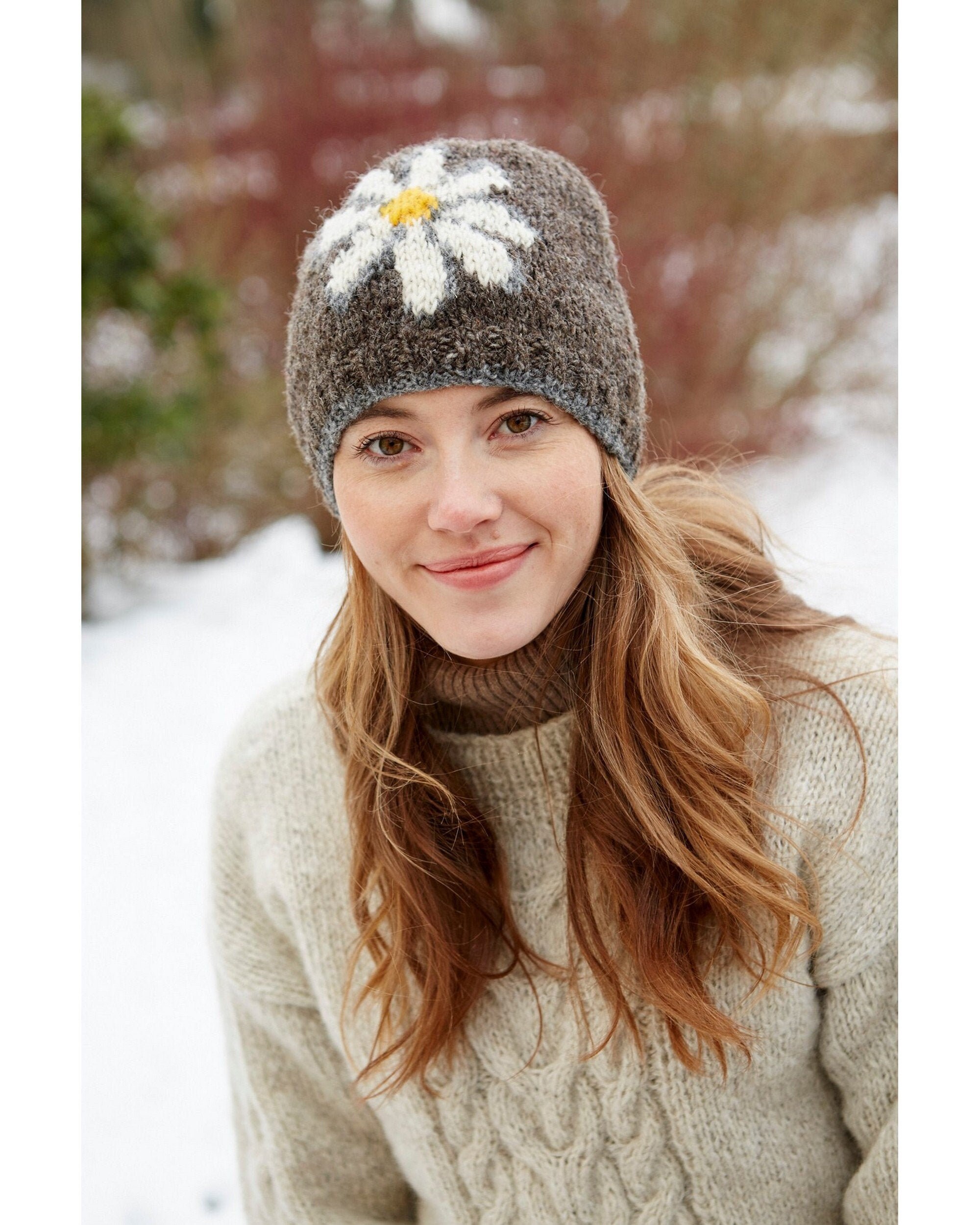 fleece lined wool hat womens