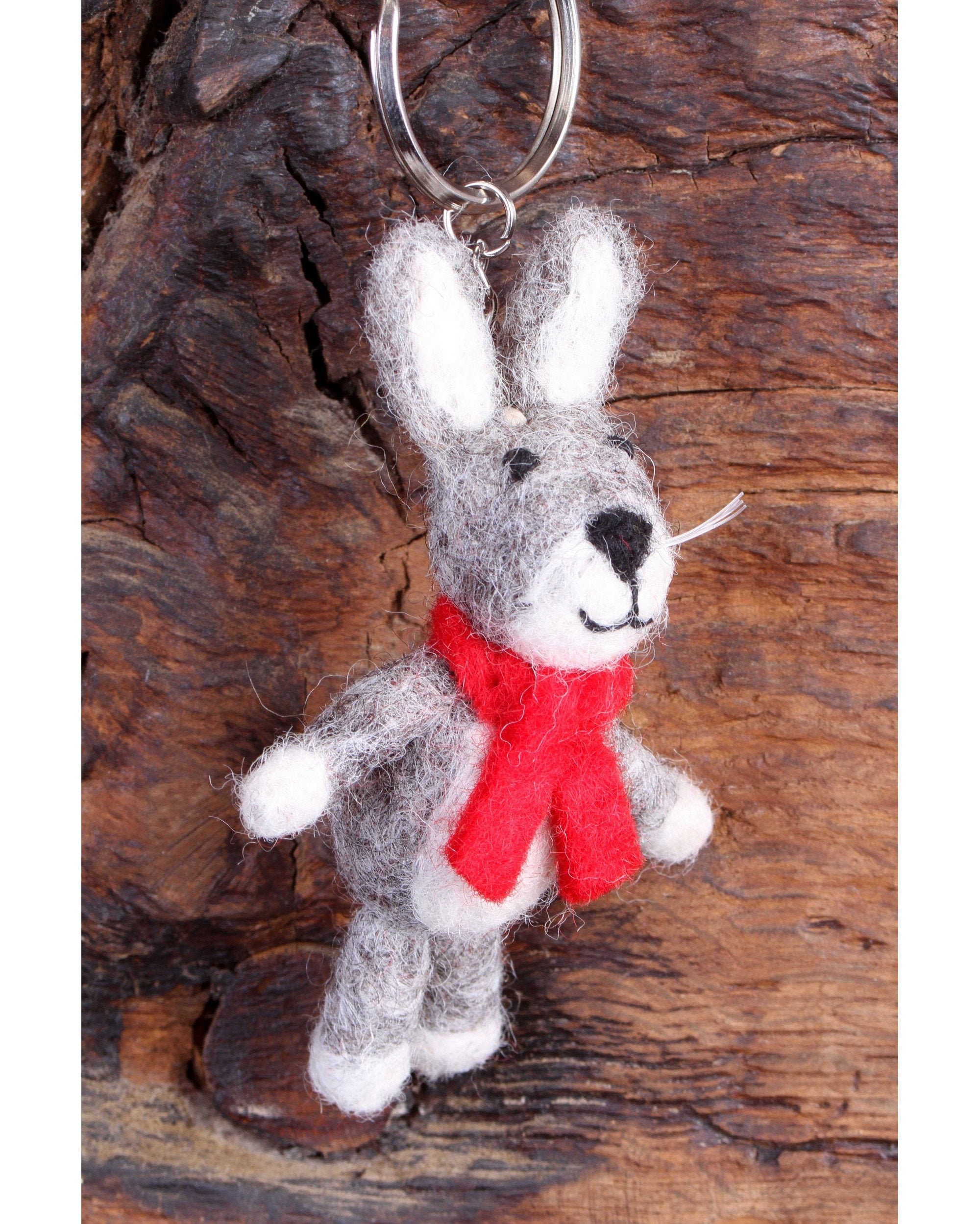 The Fabulous Planner Fluffy Bunny Keychain