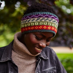 Pachamama Men Wool Beanie Skull Hat Fleece Lined Handknitted - View #2