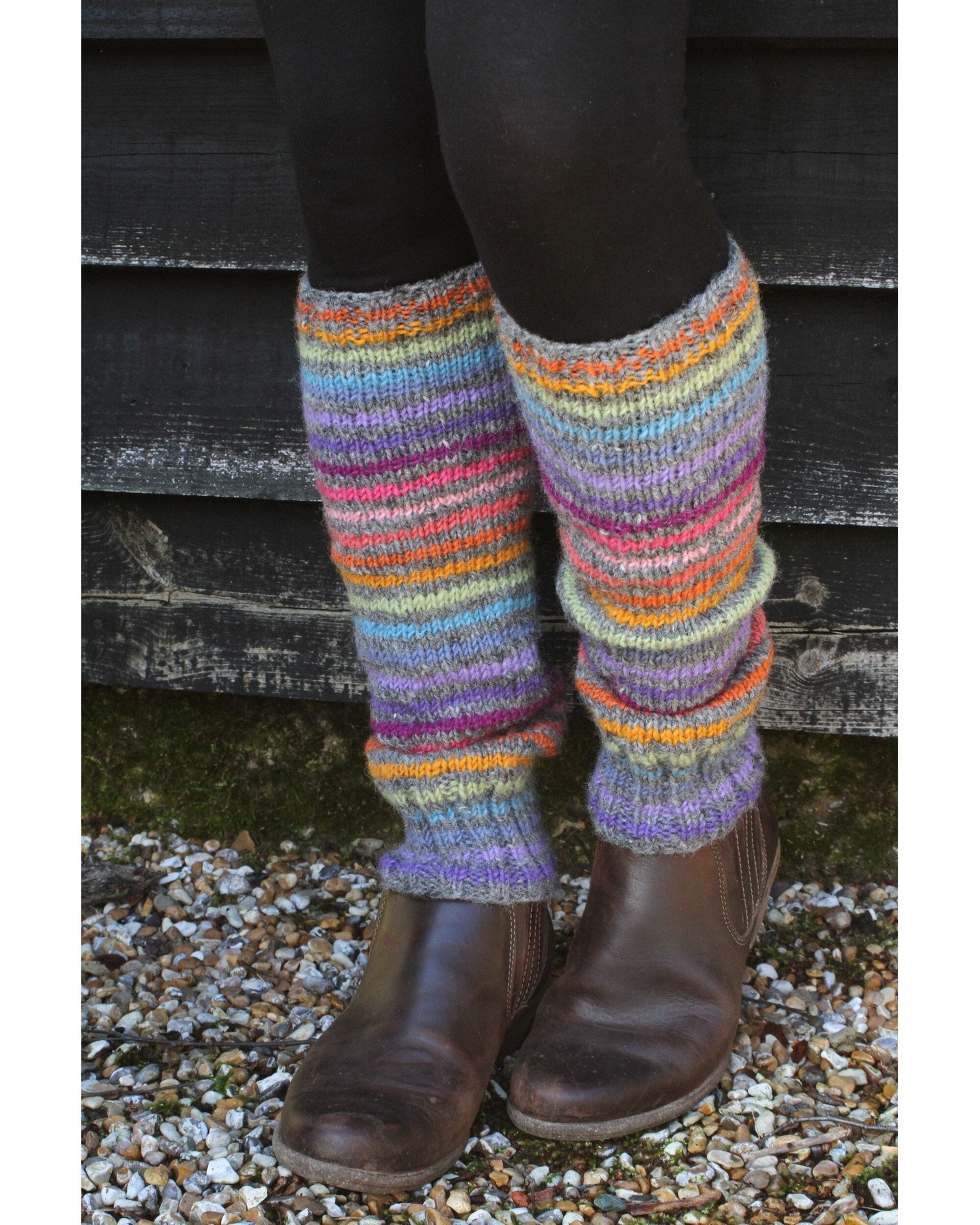 Rainbow Ribbed Knit Knee High Socks For Women Fashionable Rainbow Leg  Warmers  For Parties And Sports Striped Match With Available From  Greatamy, $2.37