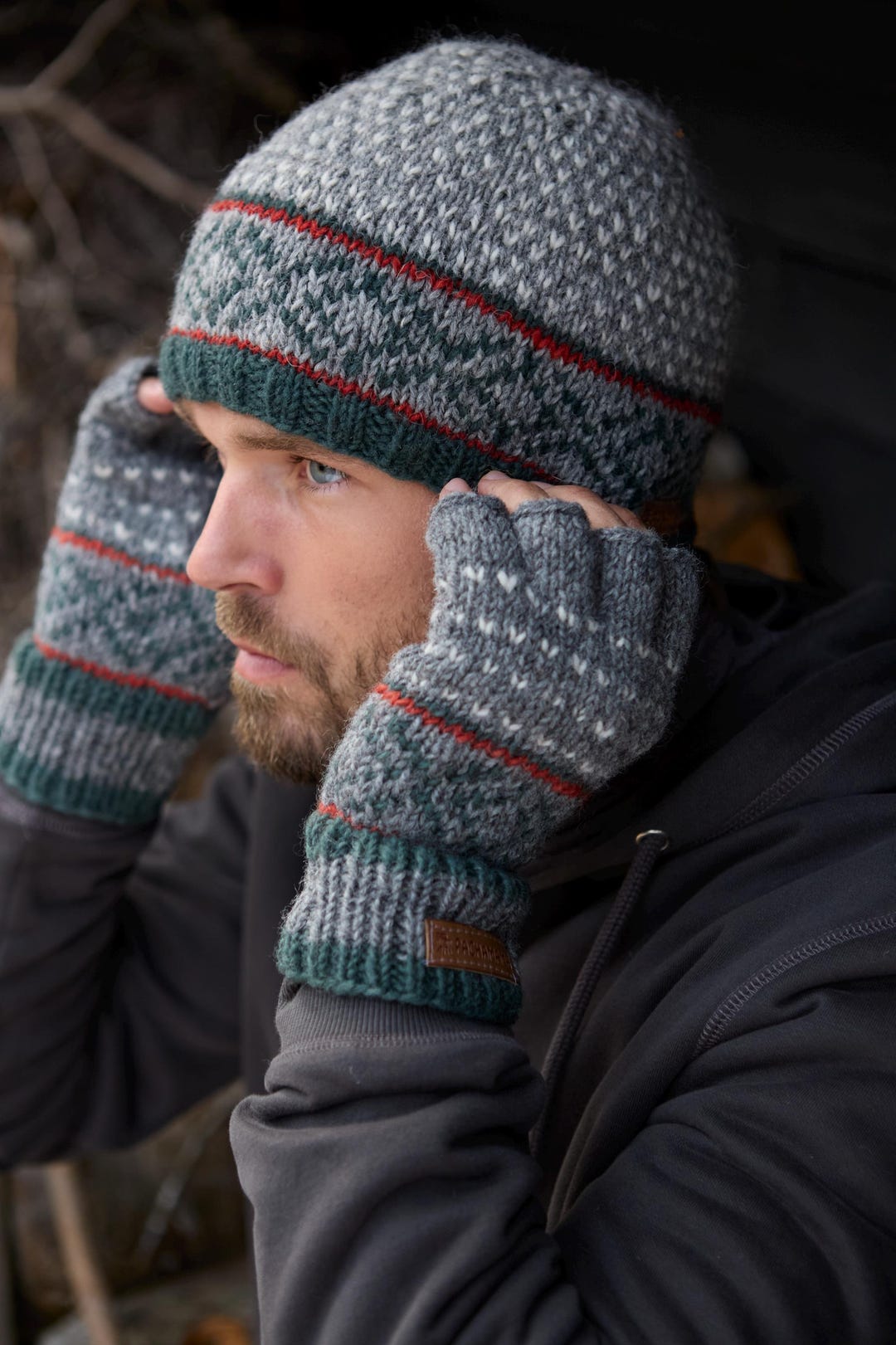 Bonnet Hiver Homme épais En Polaire Doublé - Chaud Et Confortable Pour Ski, Randonnée, Vélo Et Quotidien