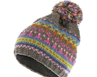 Women&#39;s Winter Hat - Fingerless Gloves - 100% Wool - Headband - Fair Trade - Pachamama - Ethical gifting - Pachamama