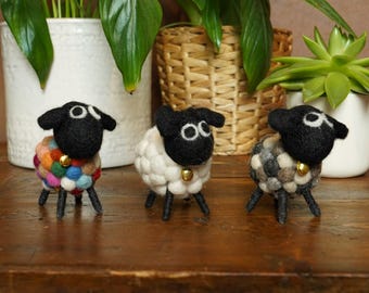 Handmade Sherpa Fleece Sheep Easter Decoration Handmade Sherpa Fleece Sheep Easter Decoration