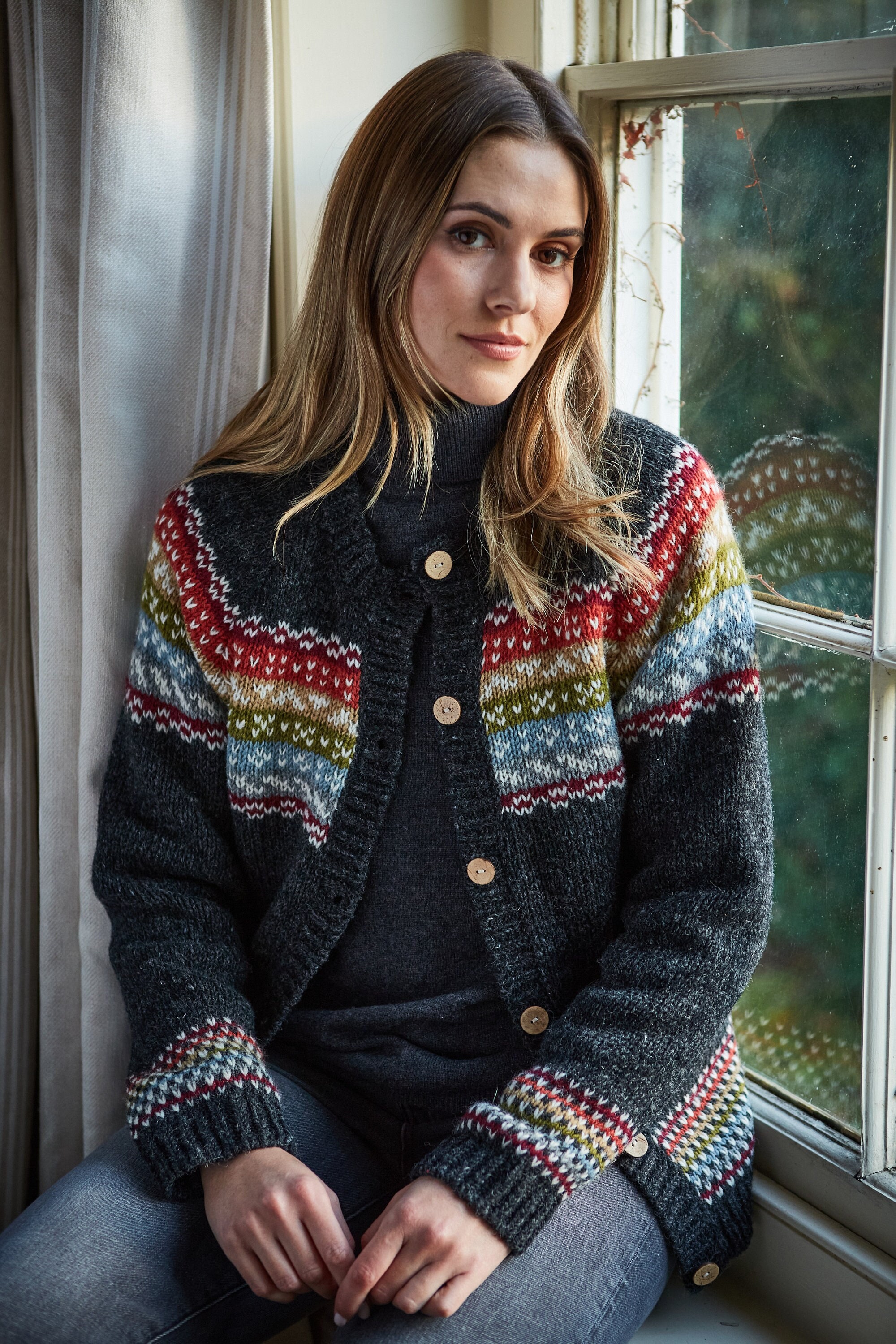 Scottish Fair Isle Cardigan - Etsy Scottish Fair Isle Cardigan - Etsy