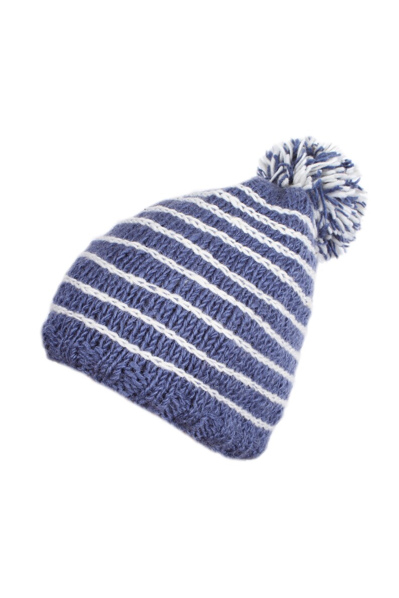 Winter Bobble Hat 100% Wool Fair Trade Sustainable Fashion Pachamama image 2