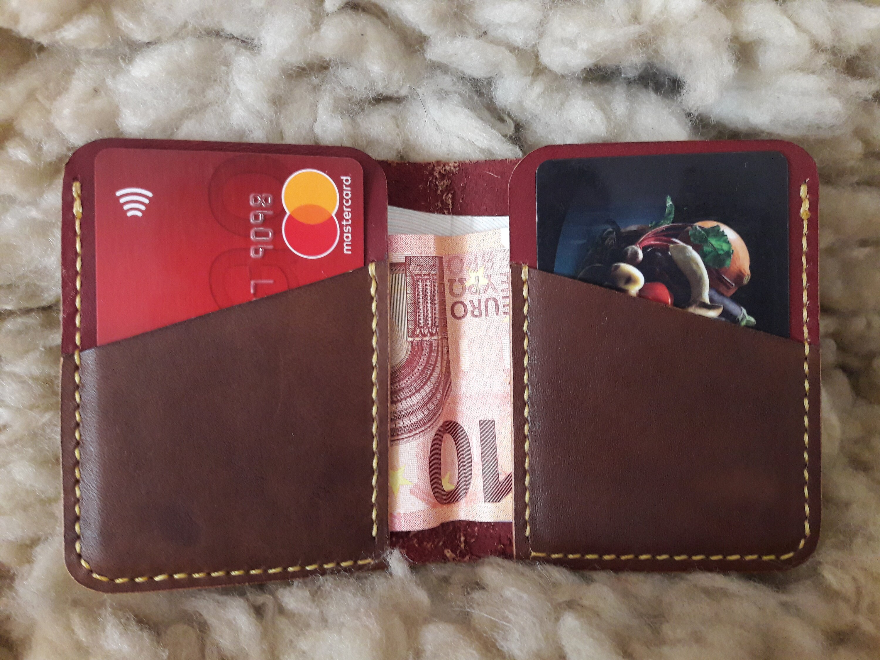 Leder Geldbörse Kartenetui Mini Portemonnaie | Etsy