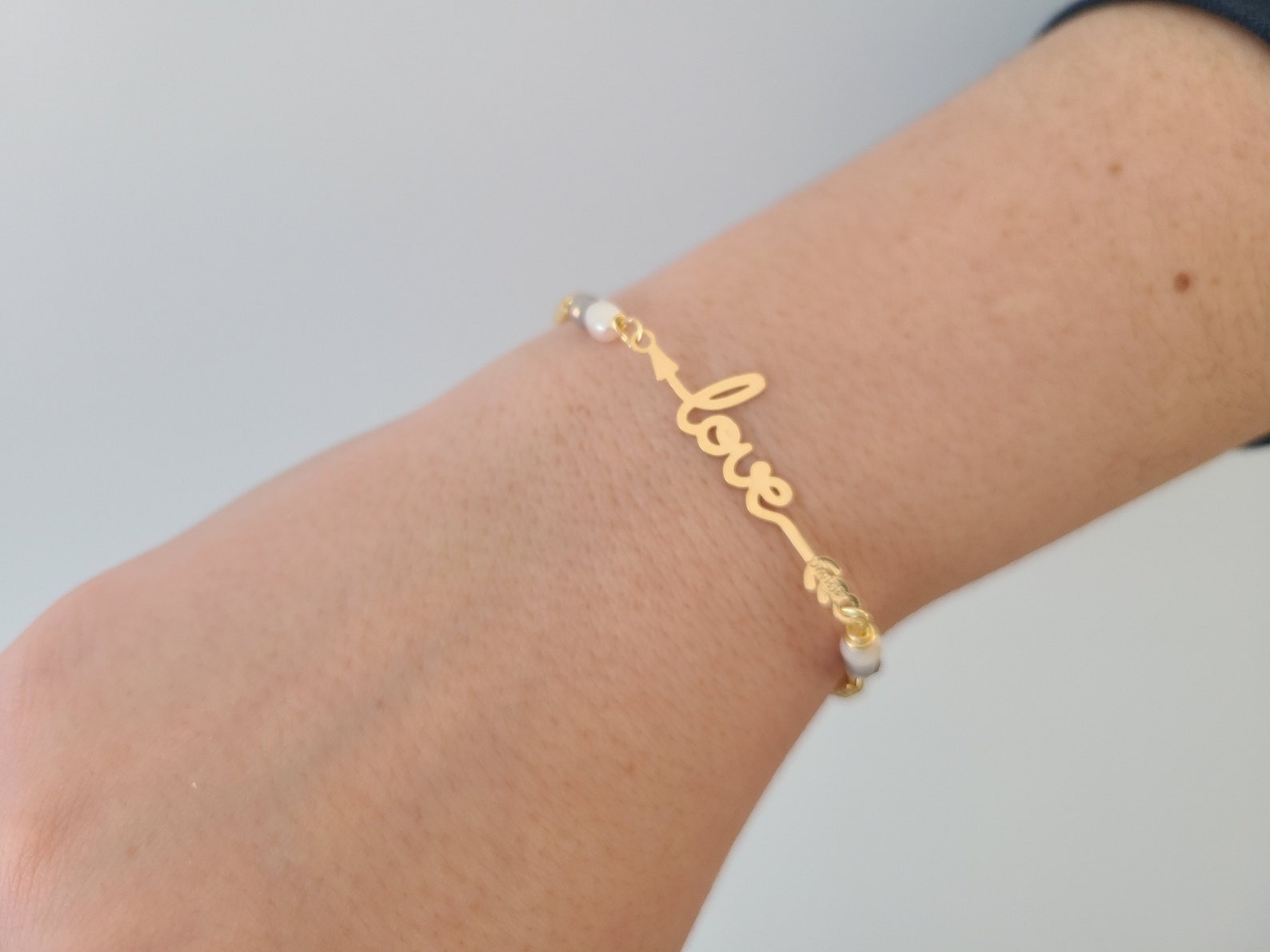 Love Bracelet 24K gold plated bracelet Valentine's day Etsy