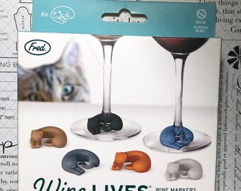 Animal Wine Charms Glass Drink Markers Party Cup Marker Decor HY