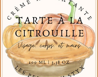 Crème hydratante à la tarte à la citrouille