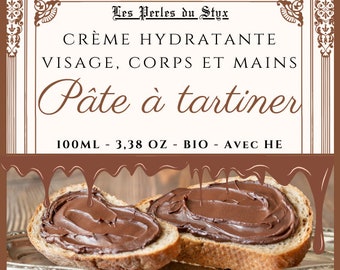 Crème hydratante à la pâte à tartiner