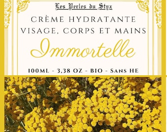 Crème hydratante à l'immortelle