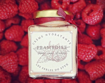 Crème hydratante à la framboise