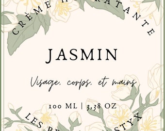 Crème hydratante au jasmin