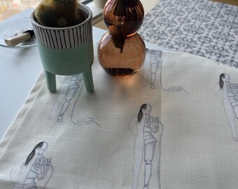 Be a Woman, they say - Printed Tea towel