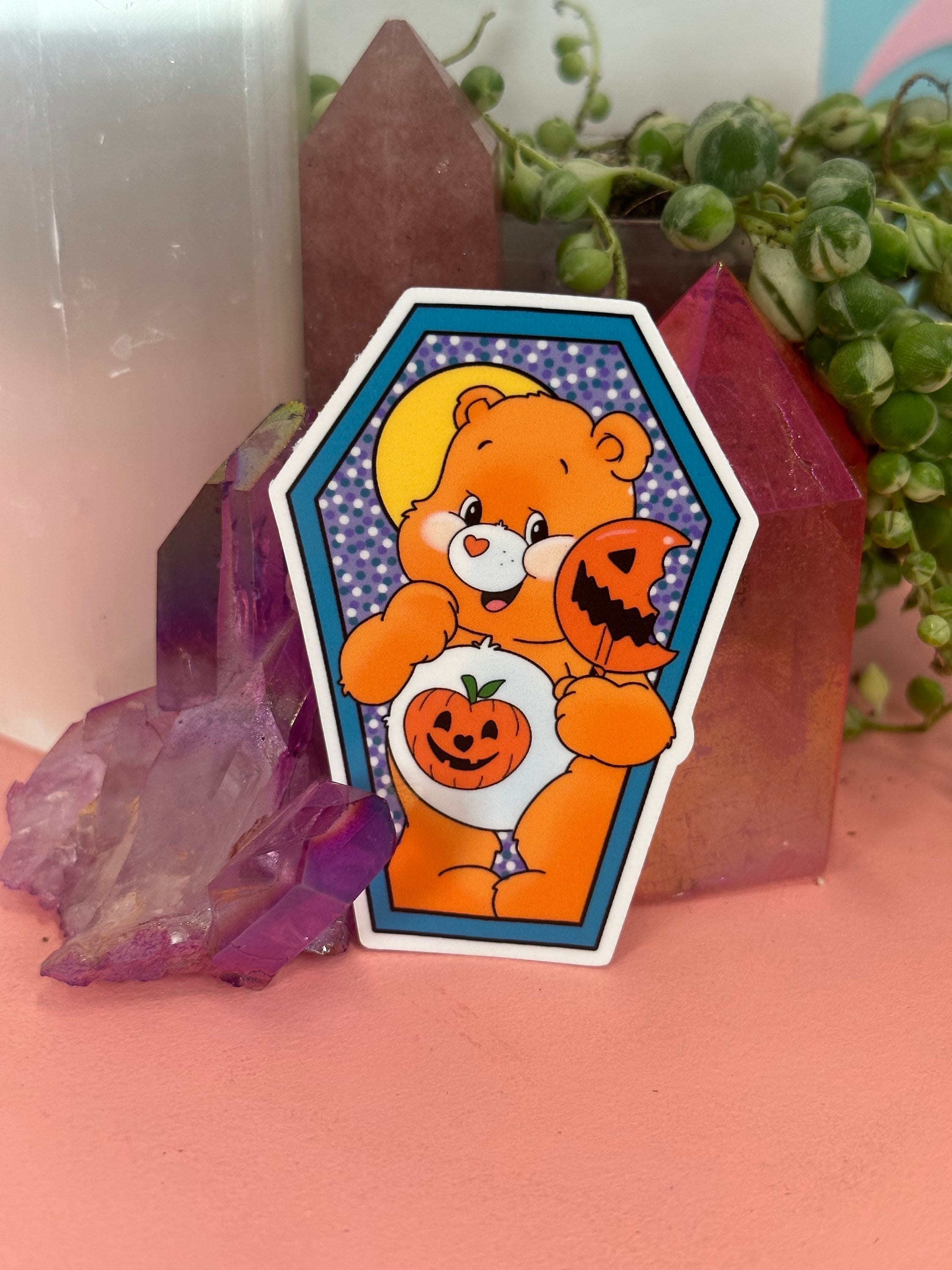 Trick'r'Treat Care Bear  - Vinyl Sticker