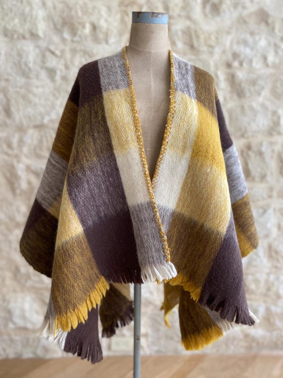 Vintage Bohemian Shawl Wrap - image 1