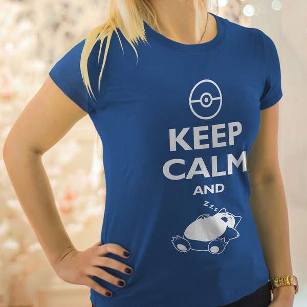 Snorlax Keep Calm and Sleep T-Shirt WOMEN'S / GIRL'S