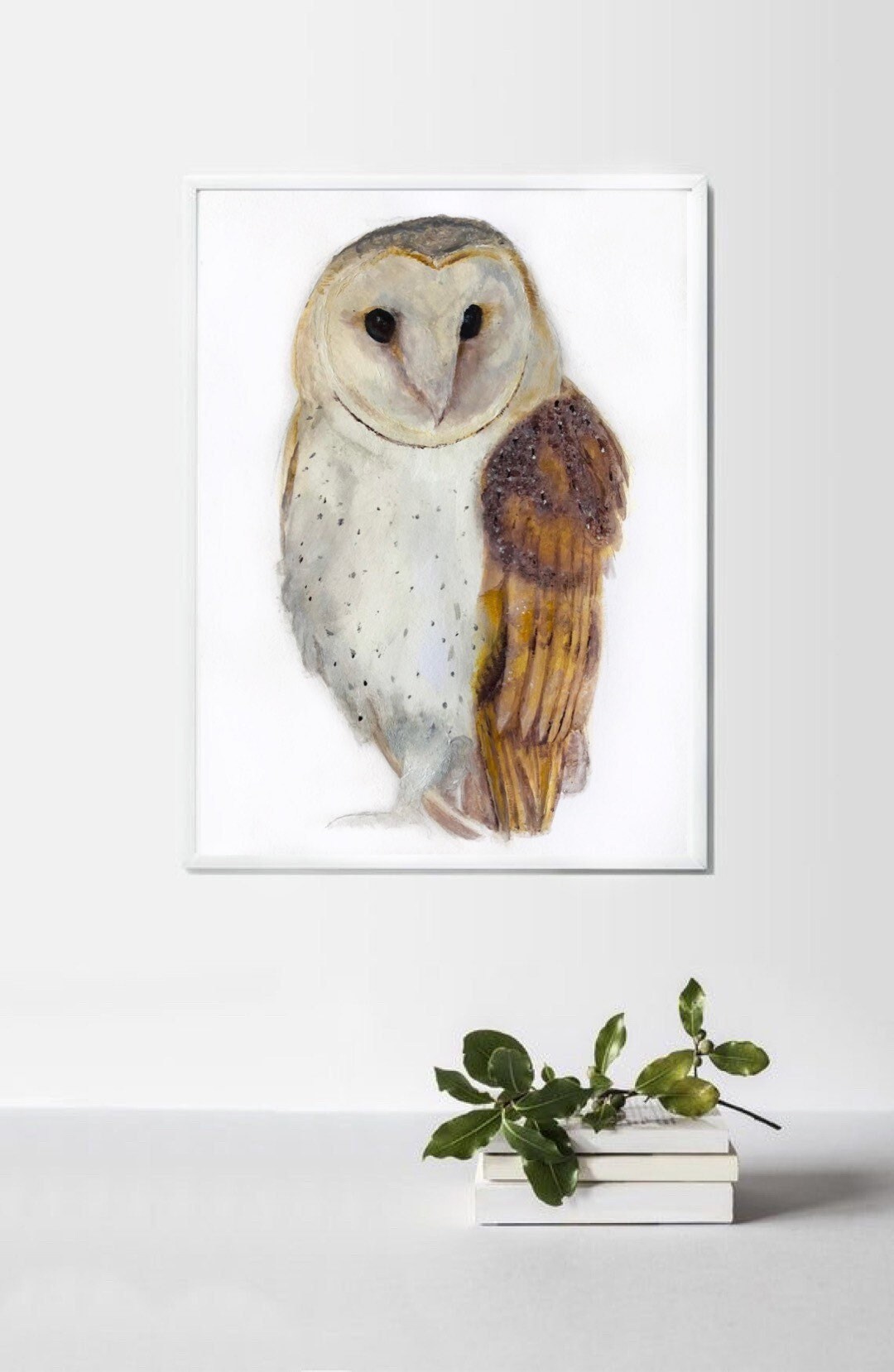 Barn Owl Art Print, Animal Home Decor, Wall Art, Nature Art, Gifts for ...
