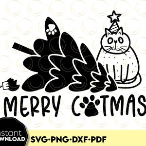 Design de tasse chat, voiture drôle Noël, cadeaux de Noël chat, animal de compagnie svg de Noël, cadeau pour animaux de compagnie, chat de Noël svg, chat maman PNG, cadeaux de Noël