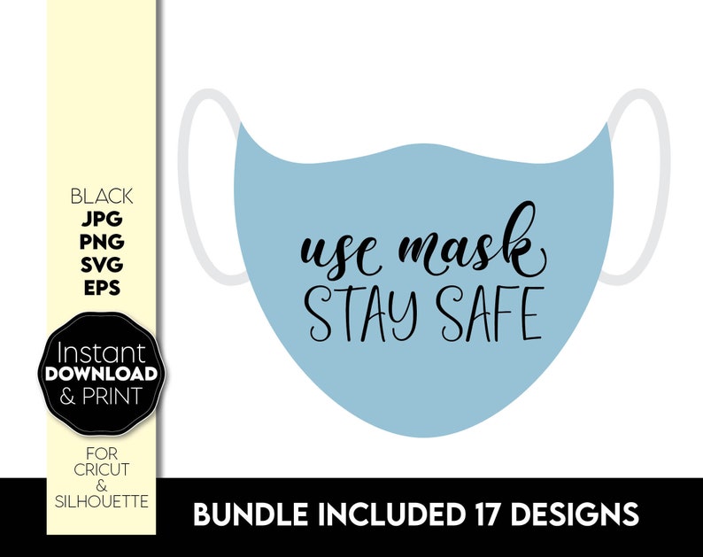 Quarantine SVG Bundle Quarantine SVG Christian svg face mask | Etsy