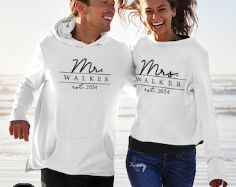 Mr and Mrs Wedding SVG Editable Name and Date, Digital Download