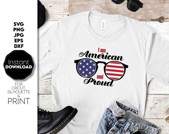 American Flag Aviator Sunglasses SVG: Patriotic 4th July  display picture 1