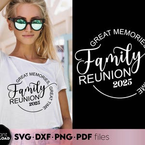家族の再会 2025 素晴らしい思い出 素晴らしい時間 SVG PNG