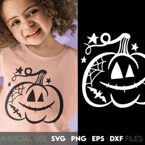 Pumpkin face SVG | Fall Pumpkin SVG | Autumn pumpkin outline SVG Vector | Halloween Svg | scary pumpkin face |