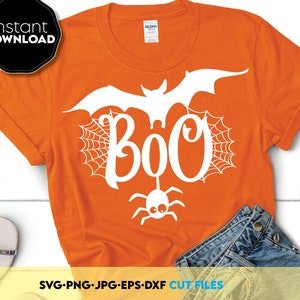 Boo SVG | Boo PNG | Halloween Shirt SVG | Halloween Decoration Svg | Halloween Clipart | Halloween Tumbler Png, Halloween Sublimation Design