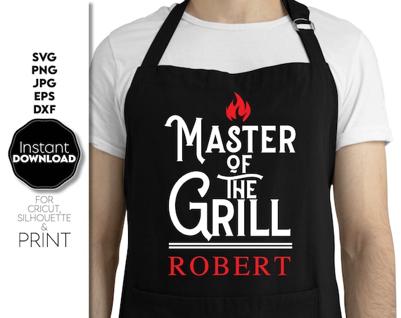 Download Dad Apron Svg GRILLMASTER SVG Grill Apron Svg Apron Gift ...