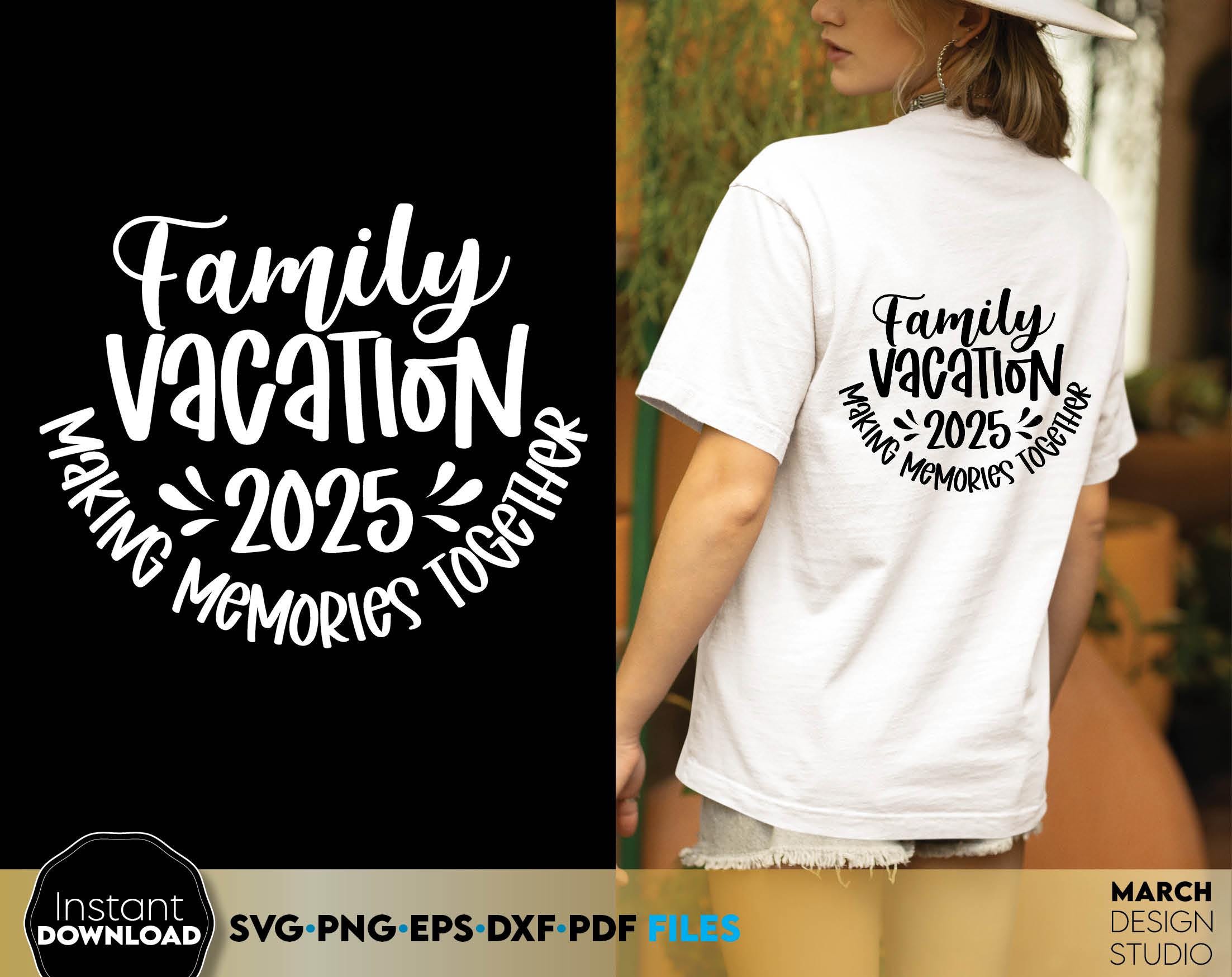 Family Vacation 2026 SVG: Matching Trip Shirt Design (digital Download ...