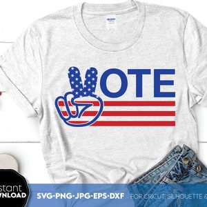 Vote SVG DXF Png | Election svg | Voters svg | Voting svg | Presidential Election svg | Election 2025 Svg | File for Cricut SVG Silhouette