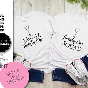 Eerste verjaardag Shirt png, 21e verjaardag shirt Png Svg, 21 SVG, Legal 21 svg, Legal Drinking Party Tees, 21 verjaardag Svg Svg Png