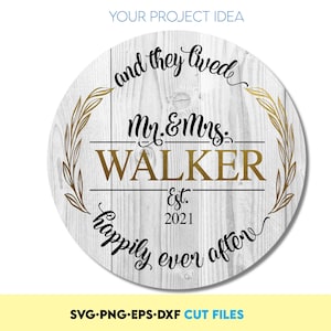 M. et Mme Svg Png - M. & Mme signe Svg Png - M. Mme oeuvre svg - mariage personnalisé split monogramme Svg Png - citations décoration mariage polices