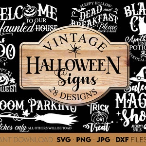 Ensemble Svg Halloween à la ferme | Ensemble Svg signe Halloween | Svg ferme | Décoration d'Halloween | Fichiers Svg Halloween | Fichiers PNG d'Halloween