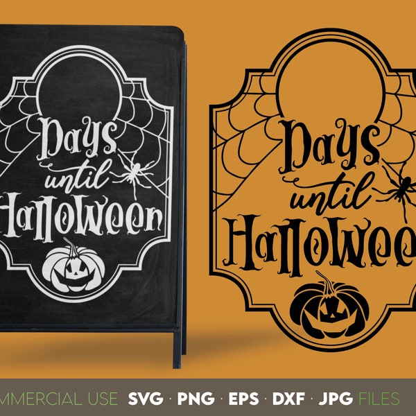 Days till Halloween SVG | Days until Halloween SVG | Candy Countdown SVG | Halloween Svg | Halloween Countdown Svg | Happy Halloween Svg Png