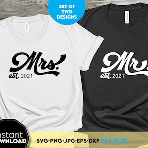 Retro style Mr and Mrs wedding gift sign Svg Png, Mr and Mrs Svg Png, Mr & Mrs Svg Png, Wedding Shirts png, Just Married Shirts For Cricut