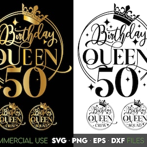 50th birthday queen 50 years old fifty jubi' Sticker
