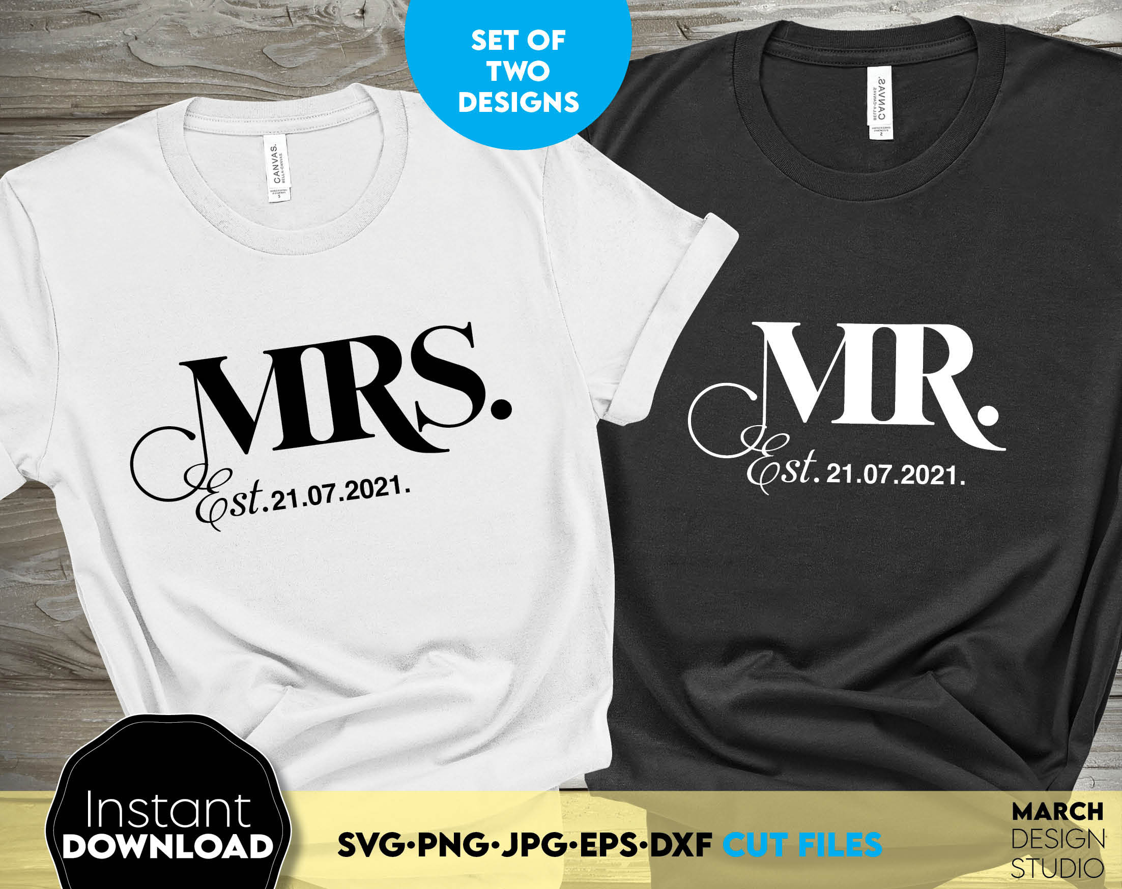 Mr and Mrs SVG Mr and Mrs Sign SVG Wedding SVG Just - Etsy