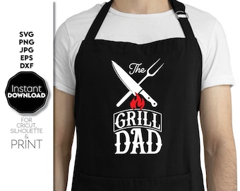 Diseño SVG de barbacoa para el Día del Padre, descarga digital