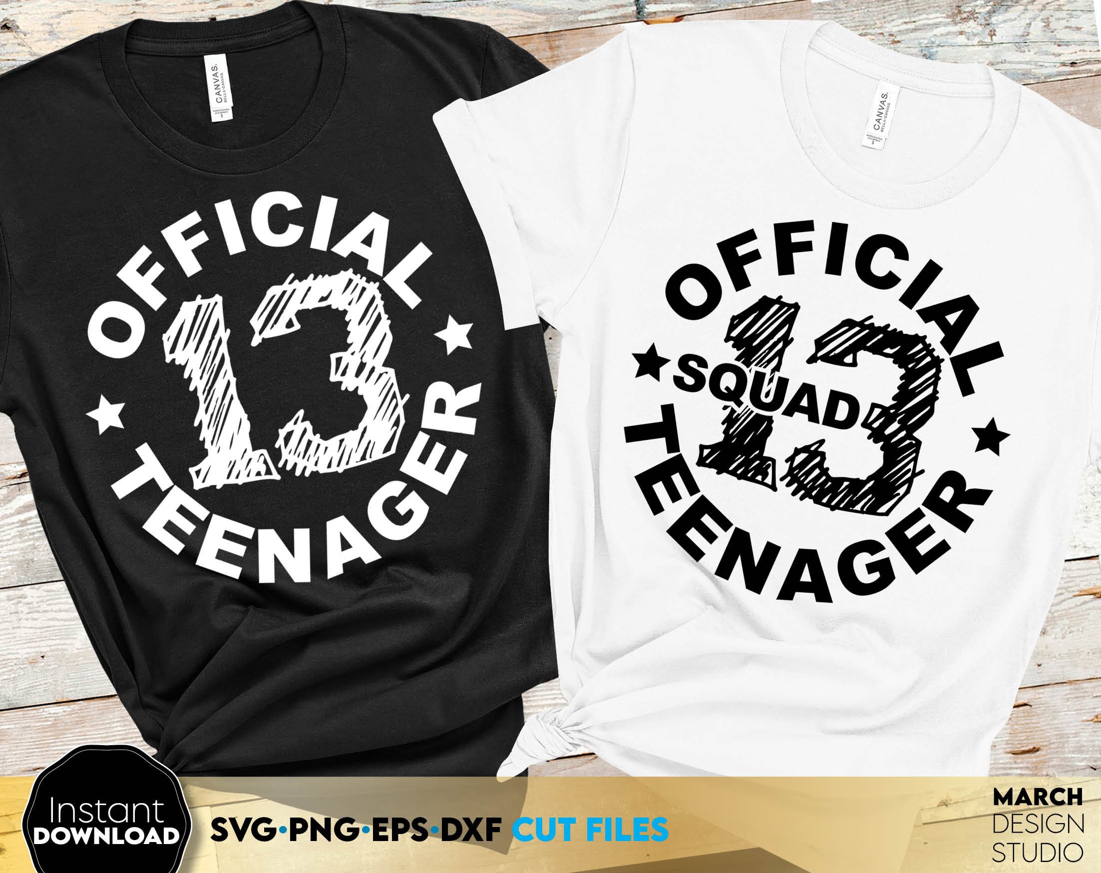 Official Teenager SVG 13th Birthday Girl SVG 13th Birthday - Etsy