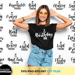 Magliette abbinate per amici SVG / Pacchetto SVG di compleanno / Viaggio di compleanno SVG / Amico di compleanno svg / Weekend di compleanno svg / Viaggio tra ragazze svg / png