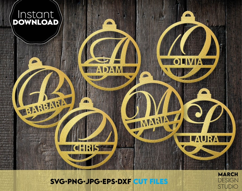 Download Christmas Split Monogram K Svg - Layered SVG Cut File