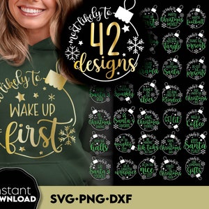 Très probablement pour Noël svg png, lot de Noël SVG, très probablement pour chemise de Noël Svg pour la famille, famille Noël SVG, cadeaux de Noël