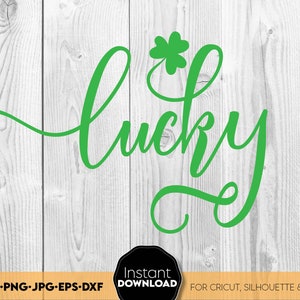 Se sentir chanceux SVG | galette irlandaise verte | St Pattys Cricut | Signe porte-bonheur SVG | Saint-Patrick Svg | Panneau de la Saint-Patrick | Conception porte-bonheur