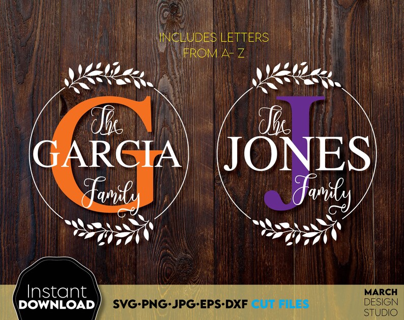 Download Last name monogram svg Personalized name svg Monogram last ...