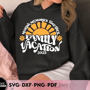 Camisa de vacaciones familiares Png Svg, Vacaciones familiares en la playa SVG, Vibraciones de verano familiares Png Svg, Fin de semana familiar svg Vacaciones familiares a juego png svg